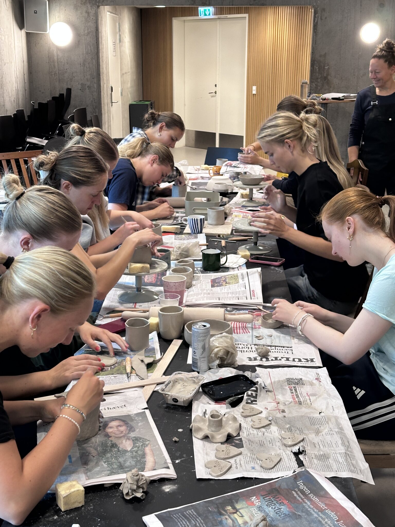 Keramik på Vejle Idrætshøjskole